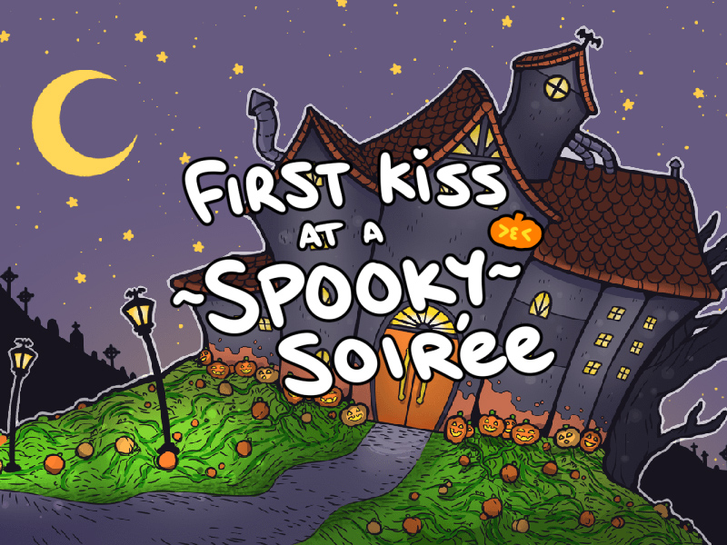 First Kiss at a Spooky Soiree - Download